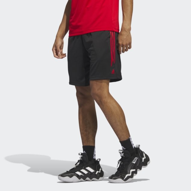 Adidas Legends 3-stripes Basketball Shorts Negro Moda