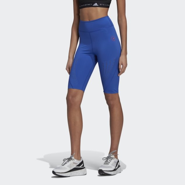 Mallas De Ciclismo De Entrenamiento Truepurpose Adidas By Stella Mccartney Azul Negrita Caliente