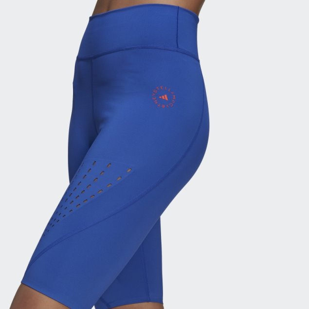 Mallas De Ciclismo De Entrenamiento Truepurpose Adidas By Stella Mccartney Azul Negrita Caliente