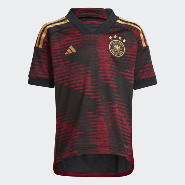 Camiseta Alemania 22 Segunda Equipacion Negro Adidas