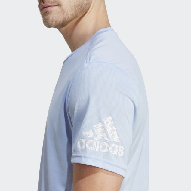 Camiseta Adidas Run It Azul