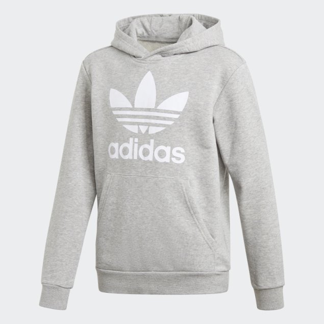 Sudadera Adidas Trefoil Gris Medio