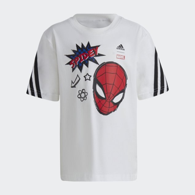 Blanco Adidas X Marvel Spider-man Camiseta Moda
