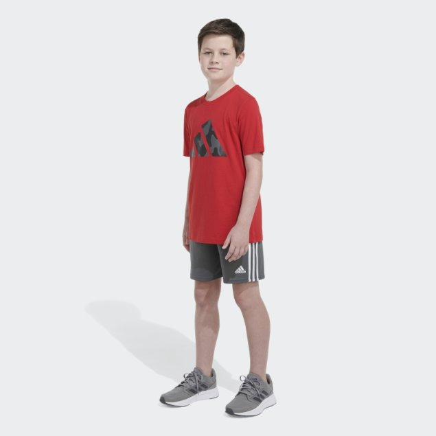 Camiseta Adidas Ss Camo Logo Escarlata