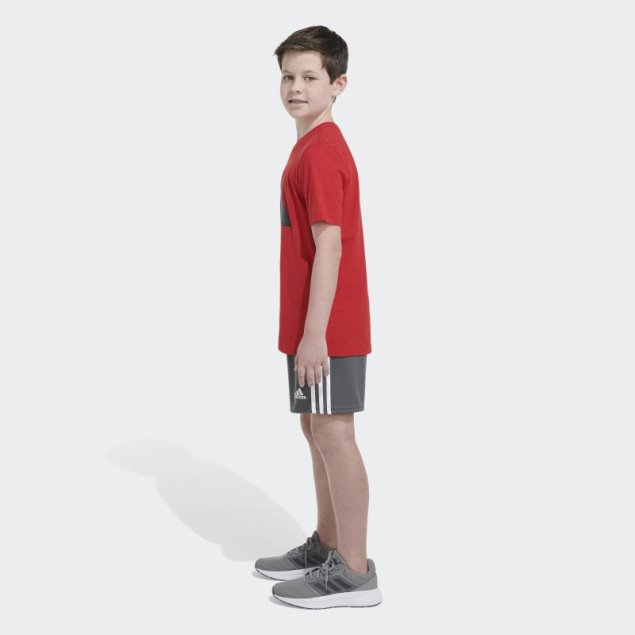 Camiseta Adidas Ss Camo Logo Escarlata