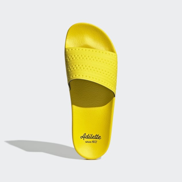 Chanclas Adidas Adilette Amarillo/negro
