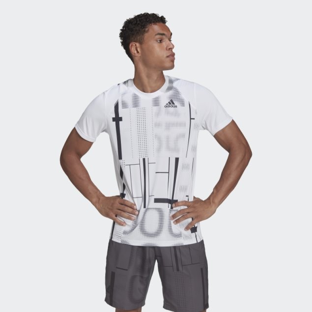 Camiseta Gráfica Club Tennis Adidas Blanca