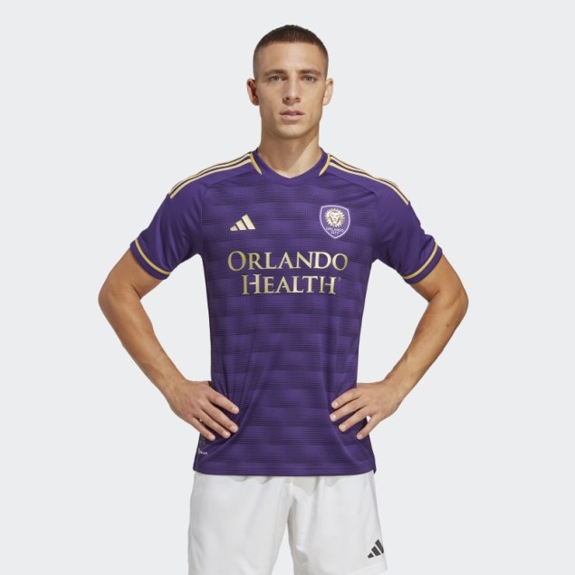 Camiseta Orlando City 23/24 Primera Equipación Autentico Violeta Rico Adidas