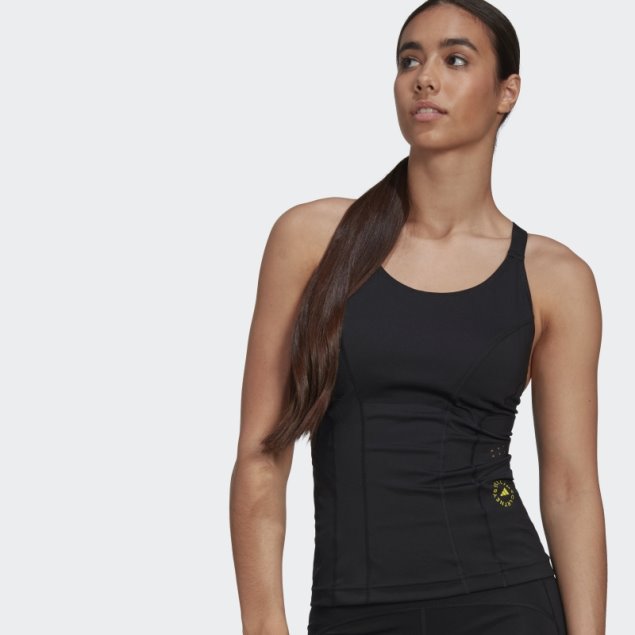 Adidas By Stella Mccartney Camiseta Sin Mangas Truepurpose Negra Caliente