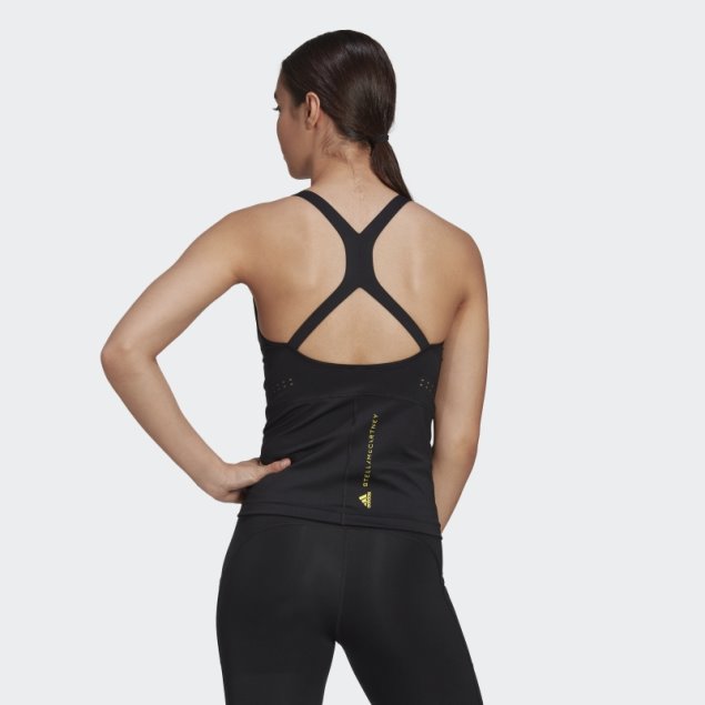 Adidas By Stella Mccartney Camiseta Sin Mangas Truepurpose Negra Caliente