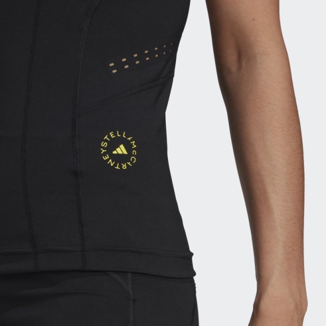 Adidas By Stella Mccartney Camiseta Sin Mangas Truepurpose Negra Caliente