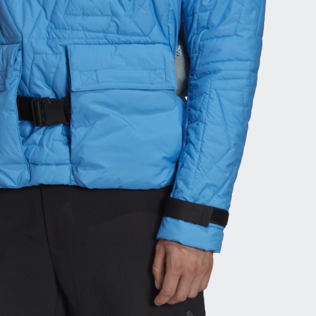 Adidas Terrex Free Excursionista Hecho Para Ser Rehecho Padded Anorak Azul