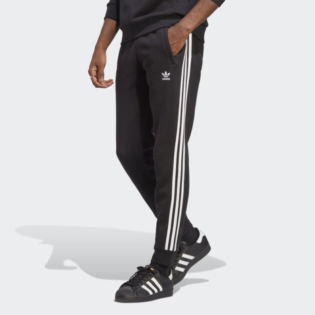 Negro Joggers Adidas Adicolor Classics Con 3 Rayas
