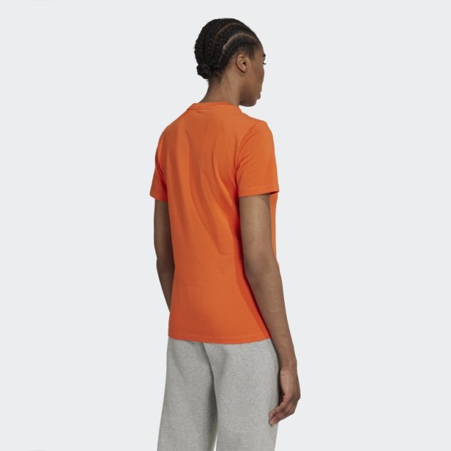 Camiseta Naranja Adidas Adicolor Classics Trefoil