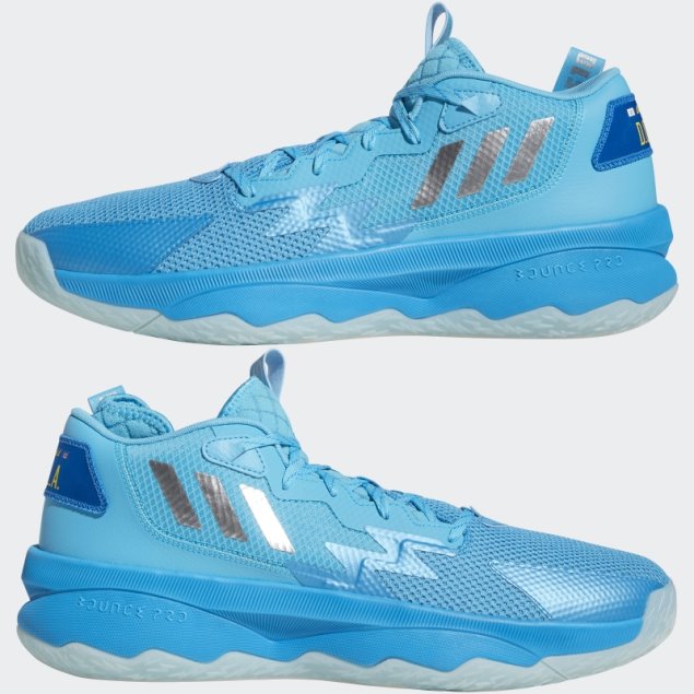 Zapatillas De Baloncesto Adidas Dame 8 Cyan