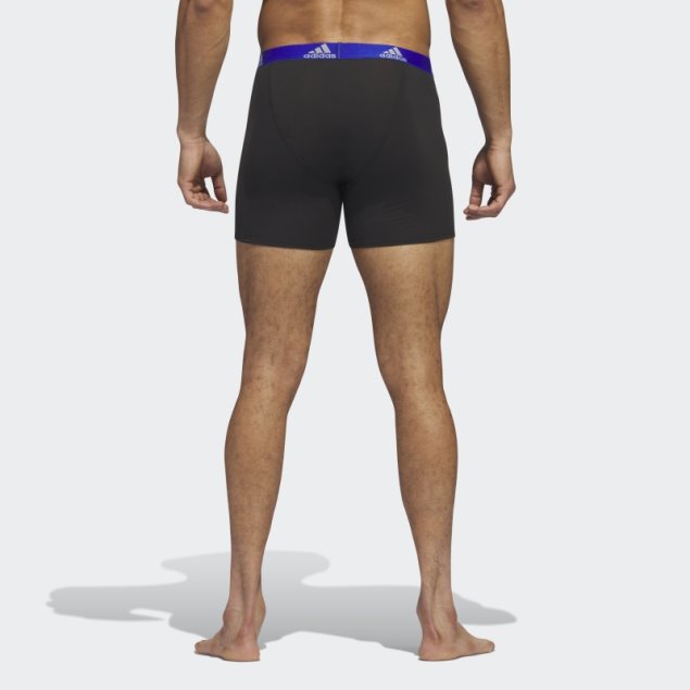 Calzoncillos Bóxer De Algodón Elástico 3 Pares Negro Adidas Fashion