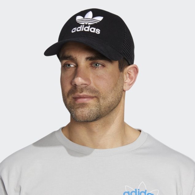 Gorra Trucker Estructurada Adidas Negra
