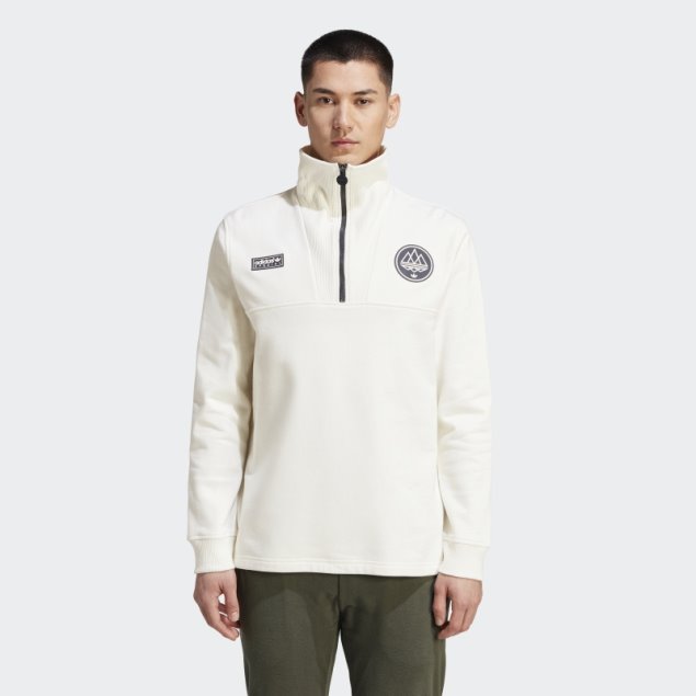 Adidas Bellshill Media Cremallera Blancas