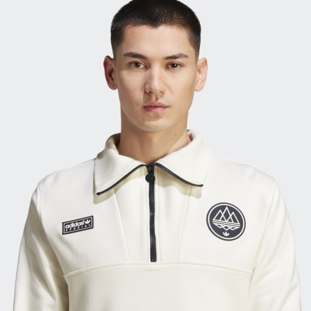 Adidas Bellshill Media Cremallera Blanca