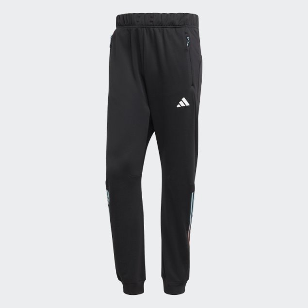 Pantalones De Entrenamiento De 3 Rayas De Iconos De Tren Adidas Negro