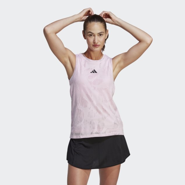 Camiseta Sin Mangas Rosa Melbourne Tennis Match Adidas