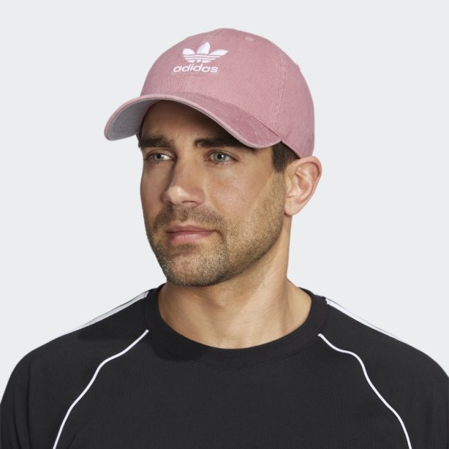 Adidas Gorra Holgada Con Tira Trasera Rosa