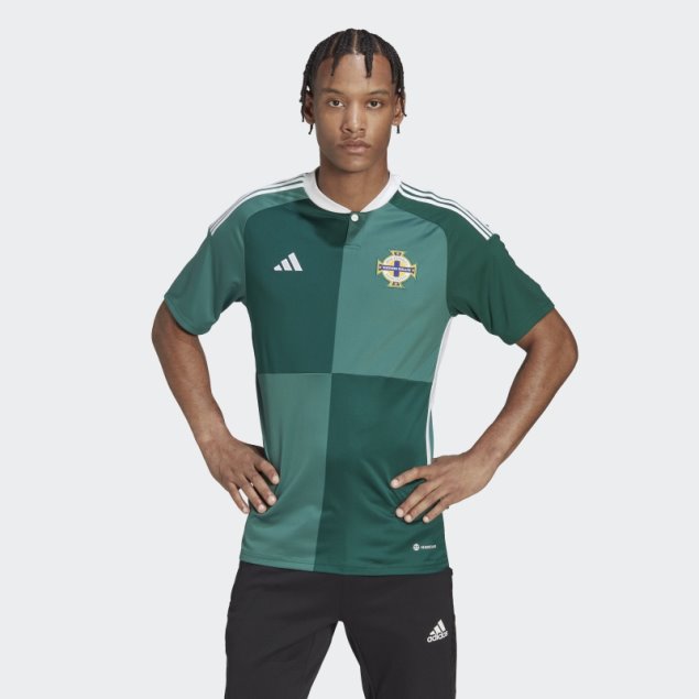 Camiseta De La 1ª Equipación De Irlanda Del Norte 22 Adidas Tech Forest