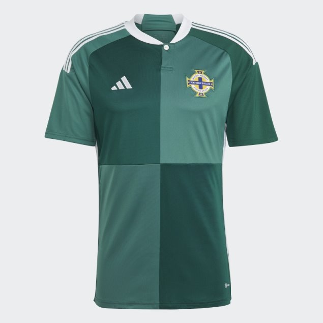 Camiseta De La 1ª Equipación De Irlanda Del Norte 22 Adidas Tech Forest