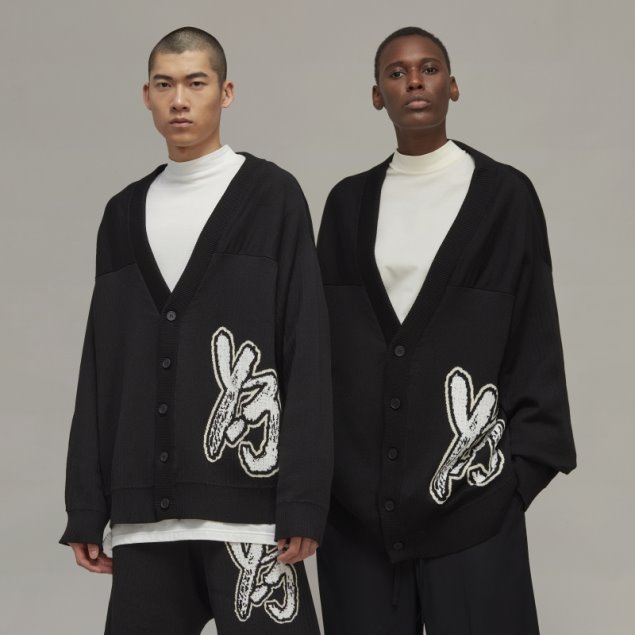 Cárdigan Tejido Con Logo Y-3 De Adidas