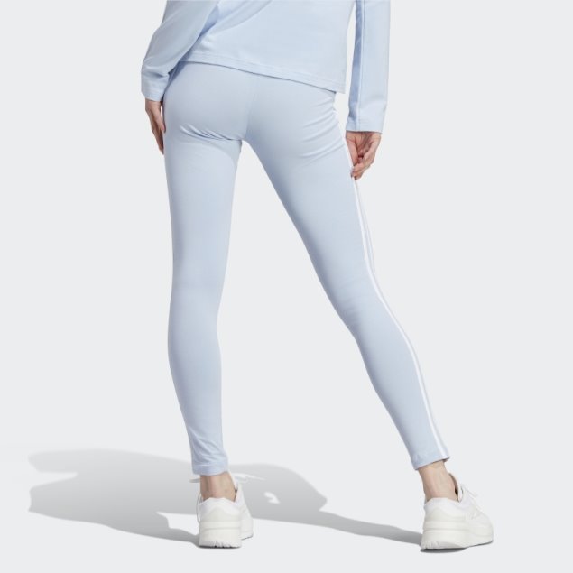 Polainas Adidas 3 Rayas Azul Amanecer