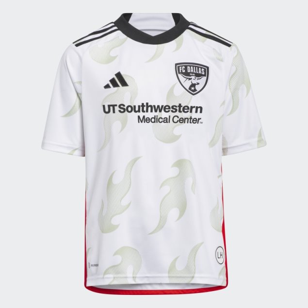Camiseta Fc Dallas 23/24 Segunda Equipación Adidas Blanco