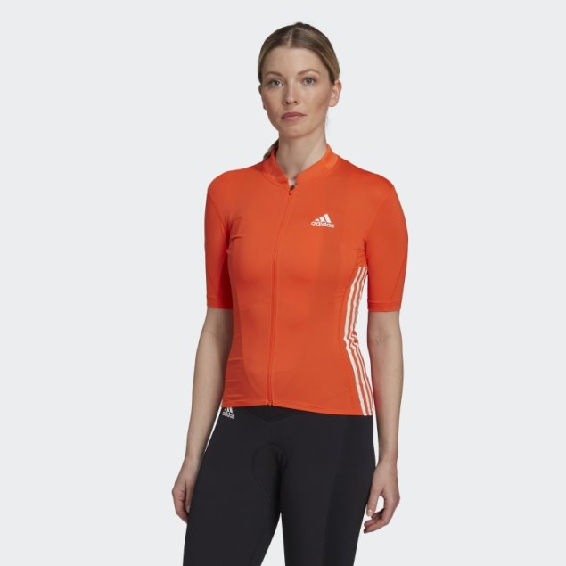 Adidas Naranja La Camiseta De Ciclismo De Manga Corta