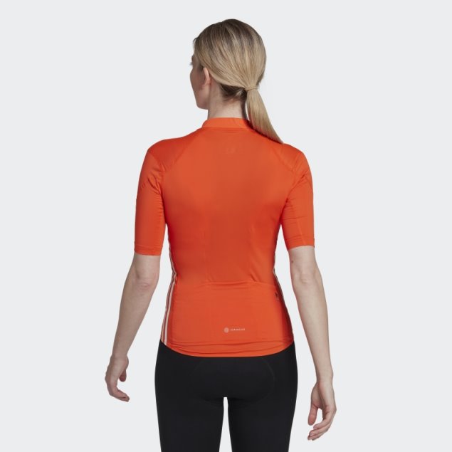 Adidas Naranja La Camiseta De Ciclismo De Manga Corta