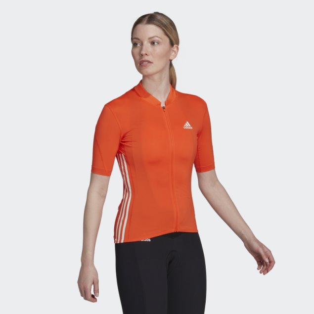 Adidas Naranja La Camiseta De Ciclismo De Manga Corta