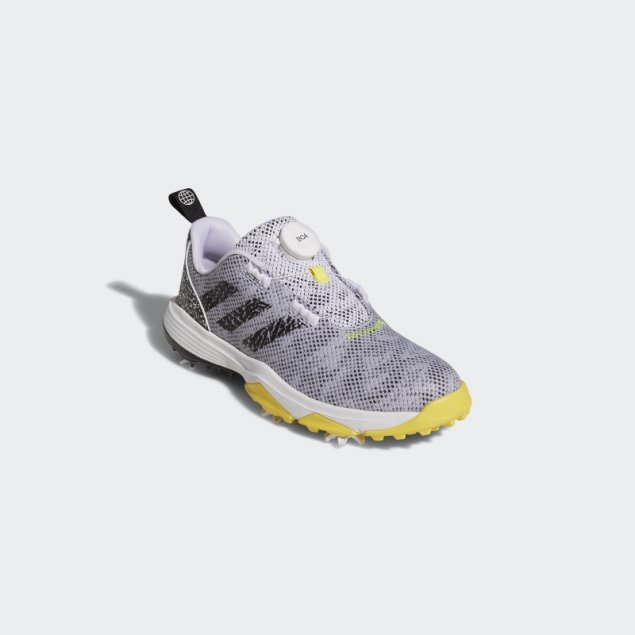 Blanco Adidas Júnior Codechaos 22 Boa Zapatos De Golf