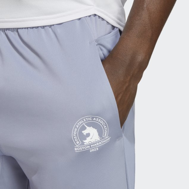Adidas Boston Marathon 2023 Astro Pantalones De Running Plata Violeta