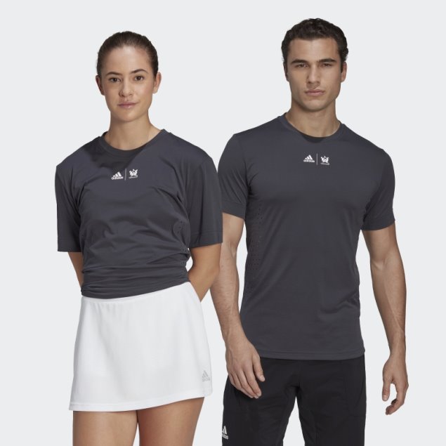 Camiseta Gráfica Carbon Tennis New York Adidas