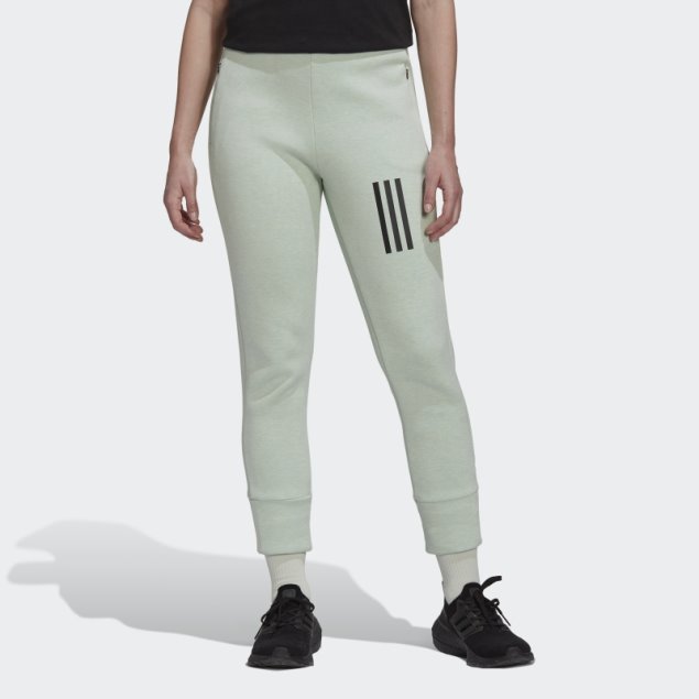 Pantalones Verdes Slim De Cintura Alta Mel Mission Victory Adidas