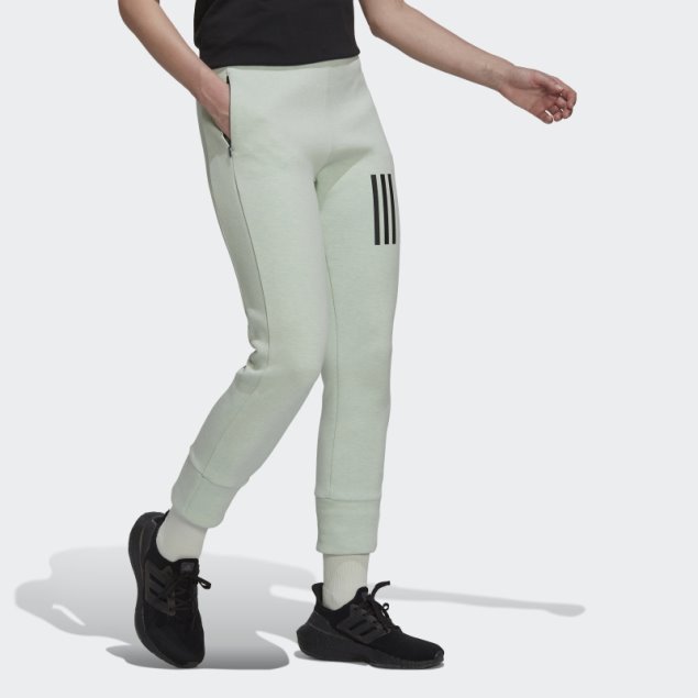 Pantalones Verdes Slim De Cintura Alta Mel Mission Victory Adidas