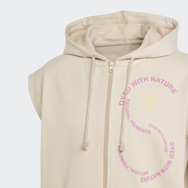 Adidas By Stella Mccartney Sportswear Sudadera Con Capucha Sin Mangas (género Neutral) F Beige Caliente