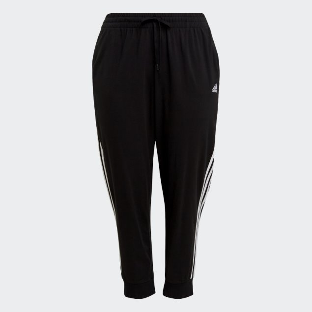Pantalón Adidas Essentials 3 Rayas (talla Grande) Negro