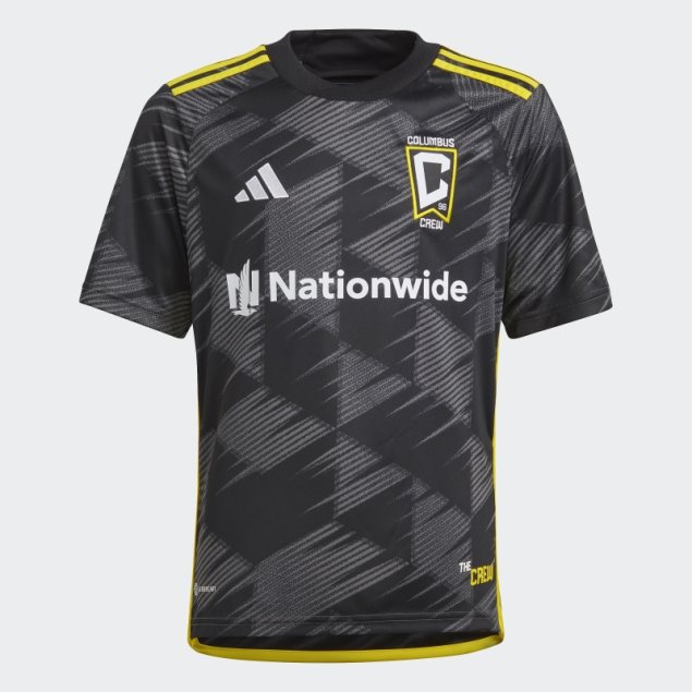 Camiseta Adidas Columbus Crew 23/24 Segunda Equipación Amarillo Caliente