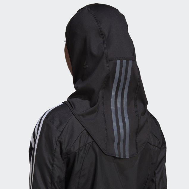 Adidas Run Icons Hiyab Deportivo De 3 Rayas Negro