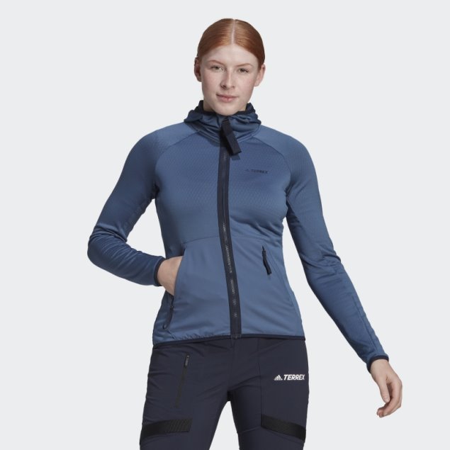 Chaqueta De Senderismo Con Capucha Ligera Steel Terrex Tech Flooce Adidas