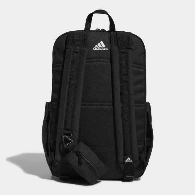 Mochila Adidas Icónica 3 Rayas Negra