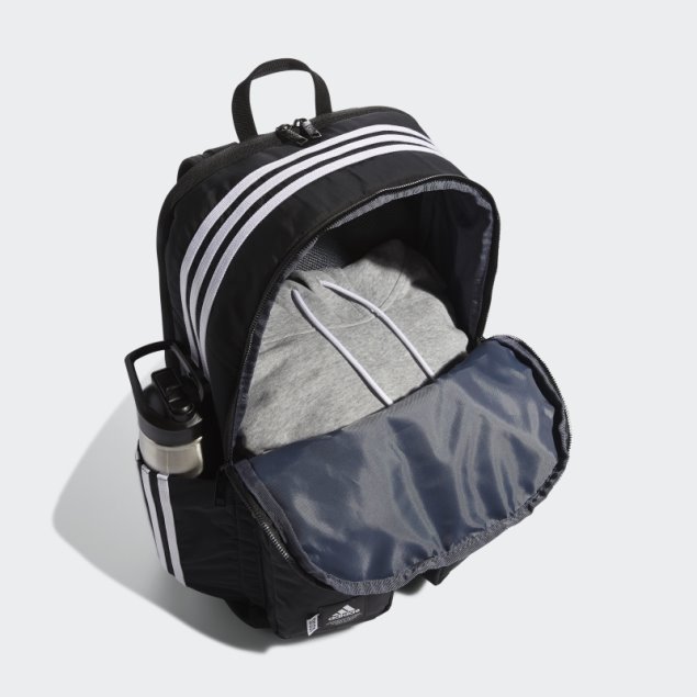 Mochila Adidas Icónica 3 Rayas Negra