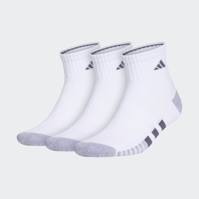Calcetines Adidas Blancos Acolchados 3 Pares