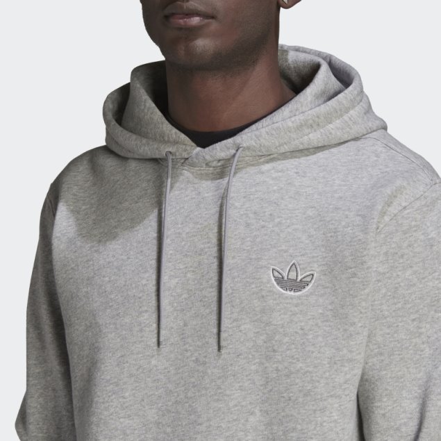 Adidas Sprt Sudadera Con Capucha Gris Medio
