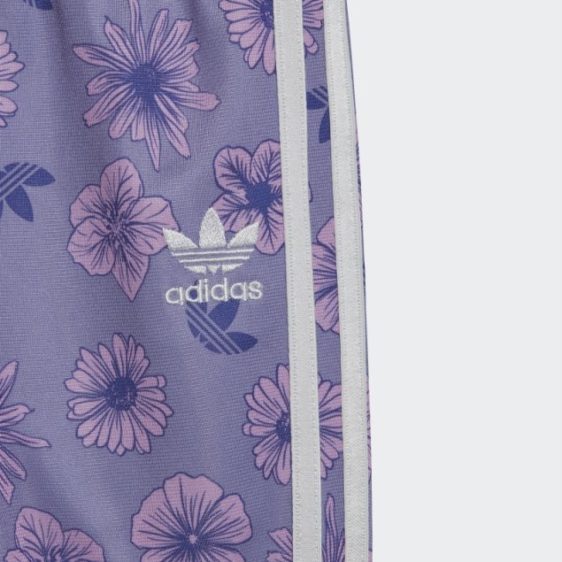 Sudadera Floral Conjunto Lila Adidas