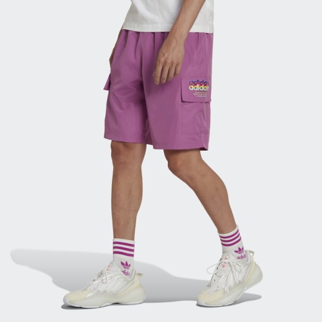 Shorts Adidas Hyperreal Cargo Lila